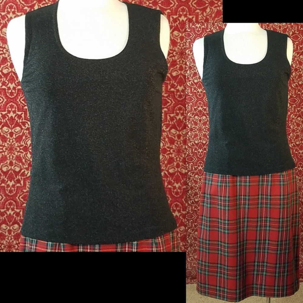 ANN TAYLOR Knit sleeveless shell top M 🗓️